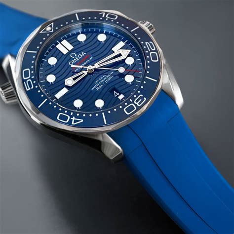 omega seamaster 300m mesh bracelet|genuine Omega Seamaster rubber strap.